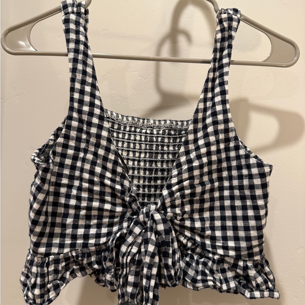 American Eagle Gingham Tank top SMALL